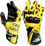Motorbike Alive Racing Gloves (YELLOW)
